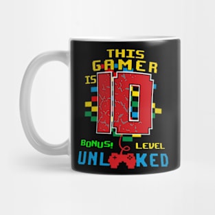 10th Birthday  Video Game  Level 10 year old Mug